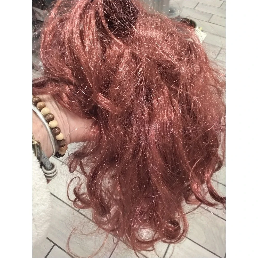 I Love Lucy Costume Wig Red Curly Retro 50s Lucille Ball Culture Franco